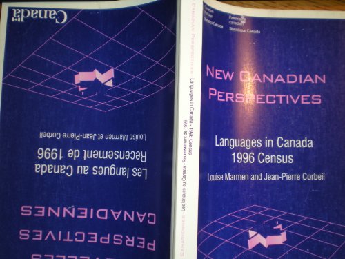 Stock image for Languages in Canada : 1996 Census for sale by Better World Books