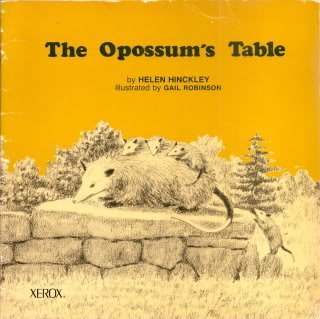 Stock image for The Opossum's Table for sale by Better World Books: West