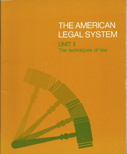 9780663295999: Society's need for law (The American legal system) [Unknown Binding] by Summe...