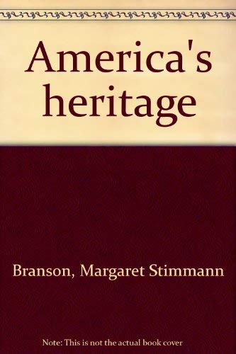 Imagen de archivo de America's Heritage a la venta por ThriftBooks-Atlanta