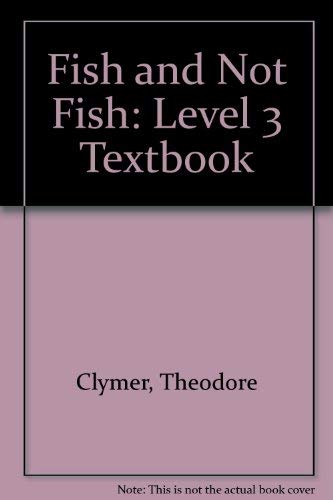 Imagen de archivo de Fish and Not Fish: Level 3 Textbook a la venta por JR Books