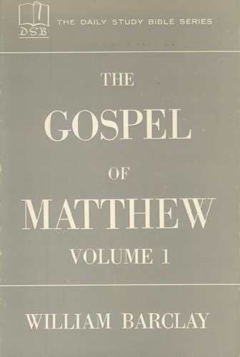 Beispielbild fr The Gostple of Matthew Vol 1 zum Verkauf von Better World Books