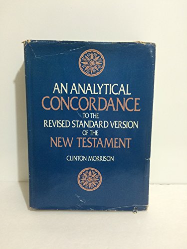 Beispielbild fr Analytical Concordance to the Revised Standard Version of the New Testament zum Verkauf von Anybook.com