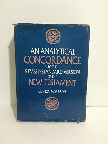 Stock image for An Analytical Concordance to the Revised Standard Version of the New Testament for sale by Better World Books