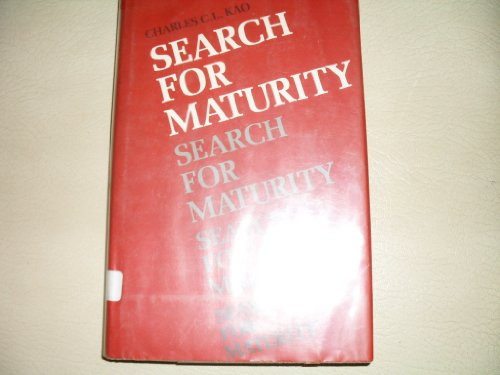 Imagen de archivo de Search For Maturity a la venta por UHR Books