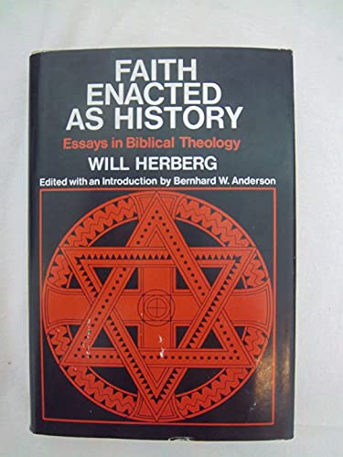 Stock image for Faith Enacted As History : Essays in Biblical Theology for sale by Better World Books