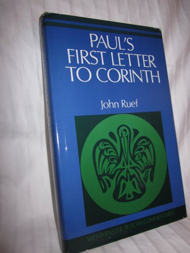 9780664213480: Title: Pauls first letter to Corinth Westminster Pelican