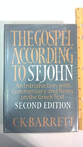 9780664213640: Gospel According to St. John: An Introduction With Commentary and Notes on the Greek Text