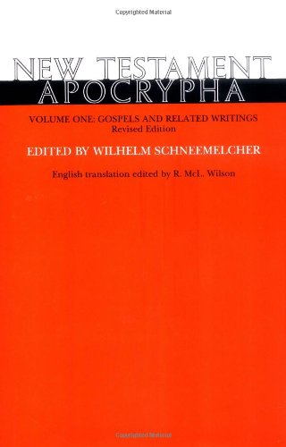 Stock image for New Testament Apocrypha Vol. 1 : Gospels and Related Writings for sale by Better World Books