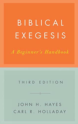 Beispielbild fr Biblical Exegesis : A Beginner's Handbook zum Verkauf von Better World Books