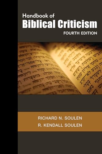 Beispielbild fr Handbook of Biblical Criticism, Fourth Edition zum Verkauf von SecondSale