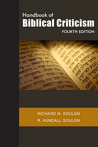 9780664235345: Handbook of Biblical Criticism