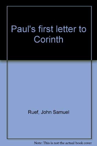 9780664241834: Paul's first letter to Corinth