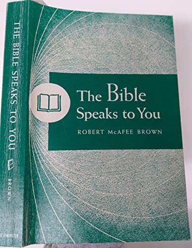 Bible Speaks to You (9780664241933) by Brown, Robert Mcafee