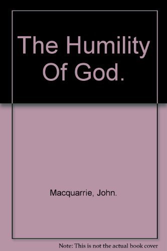 Stock image for The Humility of God for sale by Better World Books