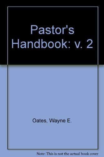 Stock image for Pastor's Handbook for sale by SecondSale