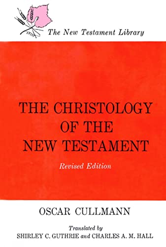 Imagen de archivo de The Christology of the New Testament a la venta por Better World Books