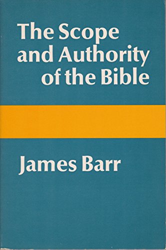 Imagen de archivo de The Scope and Authority of the Bible a la venta por Books From California