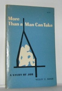 Beispielbild fr More Than a Man Can Take : A Study of Job zum Verkauf von Better World Books