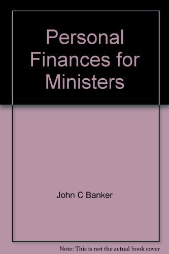 Stock image for Personal Finances for Ministers, for sale by ThriftBooks-Dallas