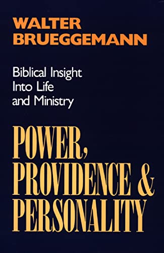 Imagen de archivo de Power, Providence & Personality a la venta por Wonder Book