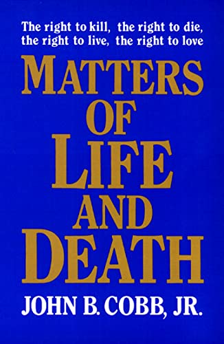 Imagen de archivo de Matters of Life and Death a la venta por SecondSale