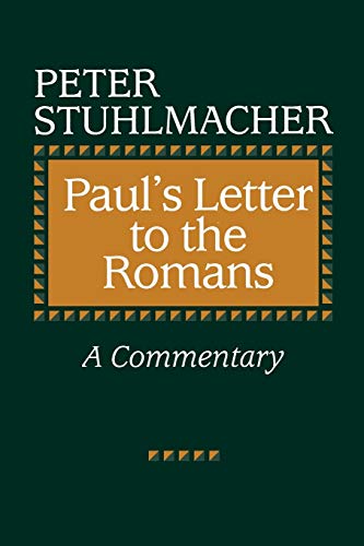 Beispielbild fr Paul's Letter to the Romans zum Verkauf von OceanwaveBooks