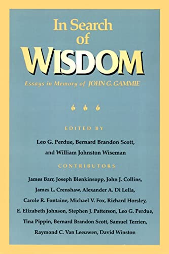 9780664252953: In Search of Wisdom: Essays in Memory of John G. Gammie