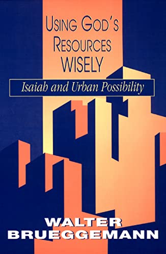 Imagen de archivo de Using God's Resources Wisely: Isaiah and Urban Possibility a la venta por Your Online Bookstore