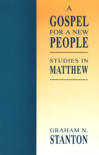 Imagen de archivo de A Gospel for a New People: Studies in Matthew a la venta por SecondSale