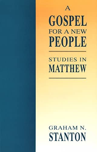 Stock image for A Gospel for a New People: Studies in Matthew for sale by HPB-Red