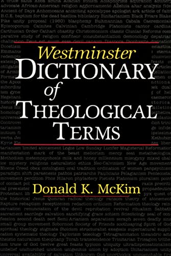 Beispielbild fr Westminster Dictionary of Theological Terms zum Verkauf von Wonder Book