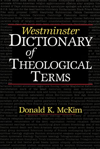 Stock image for Westminster Dictionary of Theological Terms for sale by Wonder Book