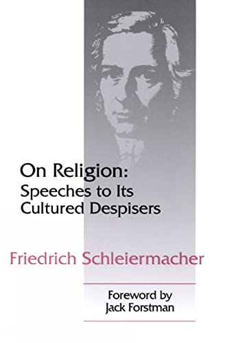 Imagen de archivo de On Religion : Speeches to Its Cultured Despisers a la venta por Better World Books