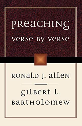 Imagen de archivo de Preaching Verse by Verse a la venta por ThriftBooks-Dallas
