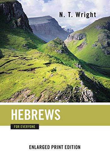 Stock image for Hebrews for Everyone-Enlarged Print Edition (The New Testament for Everyone) for sale by Irish Booksellers