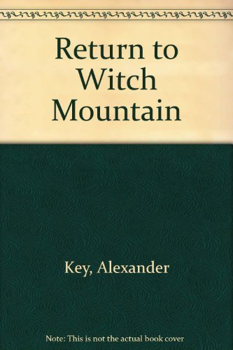 Beispielbild fr Return from Witch Mountain zum Verkauf von ThriftBooks-Atlanta