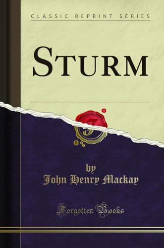 9780666544315: Sturm (Classic Reprint)