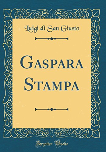 Stock image for Gaspara Stampa Classic Reprint for sale by PBShop.store US