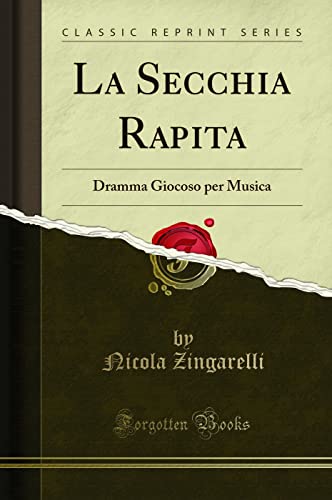 Stock image for La Secchia Rapita for sale by PBShop.store US