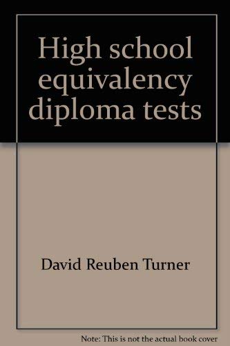 Stock image for High school equivalency diploma tests;: Secondary level tests of general educational development, (Arco test tutor) for sale by -OnTimeBooks-