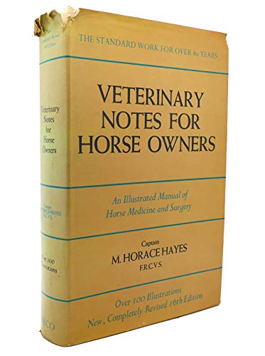 Stock image for Veterinary Notes for Horse Owners for sale by A Good Read, LLC