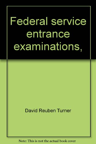 Stock image for Federal service entrance examinations, (Arco civil service test tutor) for sale by ThriftBooks-Dallas