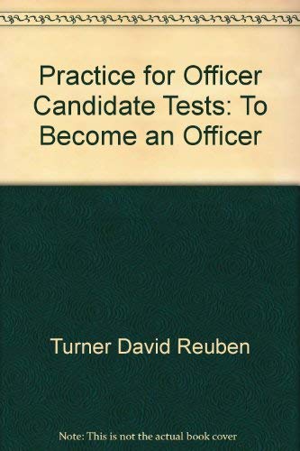 Stock image for Practice for Officer Candidate Tests: To Become an Officer for sale by SecondSale