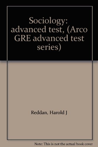 9780668014441: Sociology: advanced test, (Arco GRE advanced test series)
