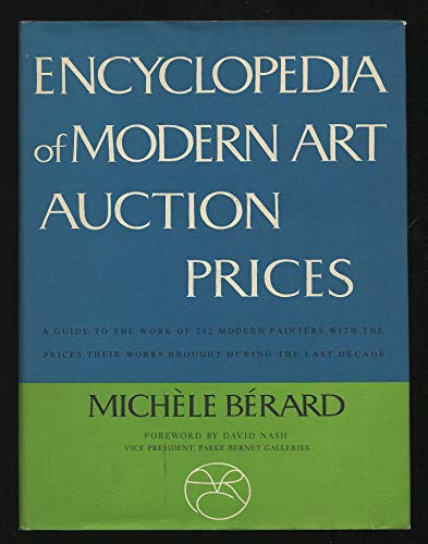 Encyclopedia of modern art auction prices Second Copy No DJ