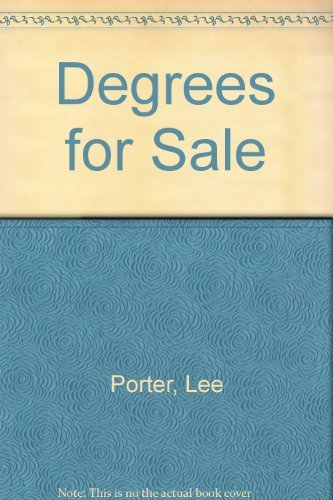 Stock image for Degrees for Sale for sale by Neil Shillington: Bookdealer/Booksearch