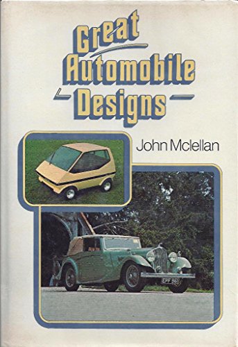 Stock image for GREAT AUTOMOBILE DESIGNS for sale by Neil Shillington: Bookdealer/Booksearch
