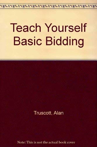 Beispielbild fr Teach Yourself Basic Bidding zum Verkauf von Better World Books