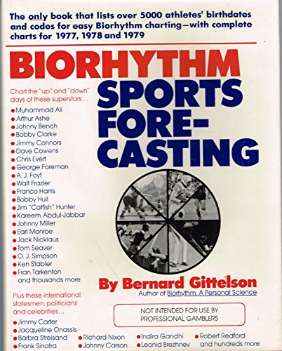 Beispielbild fr Biorhythm sports forecasting zum Verkauf von ThriftBooks-Dallas